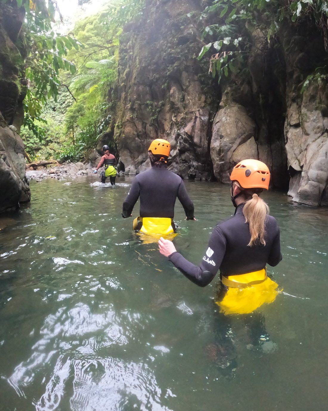 Canyoning through the waterfalls of São Miguel