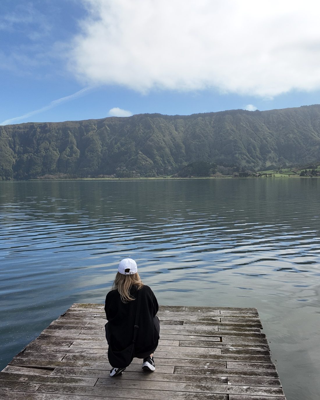 Overlooking the crater lake at Sete Cidades, São Miguel