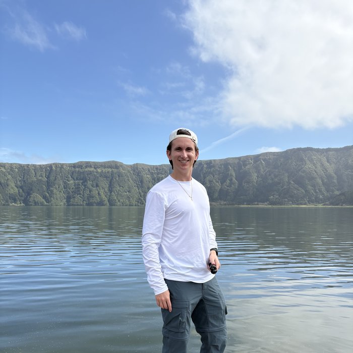 William O'Gorman at Sete Cidades, São Miguel